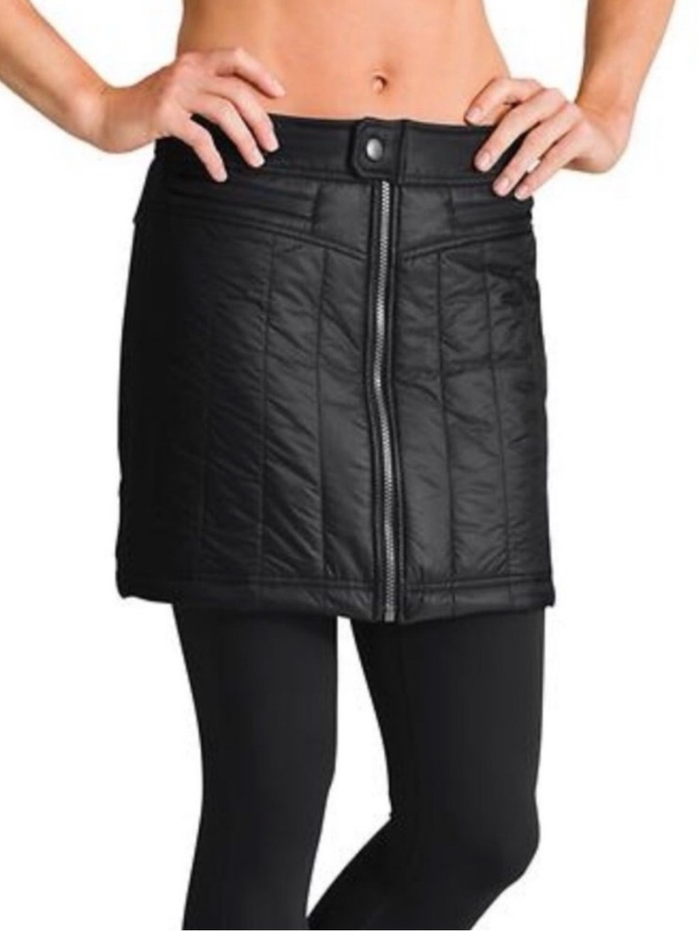 Athleta Toasty Buns Quilted Primaloft Insulated Puffer Apres Ski Gorpcore Skirt
